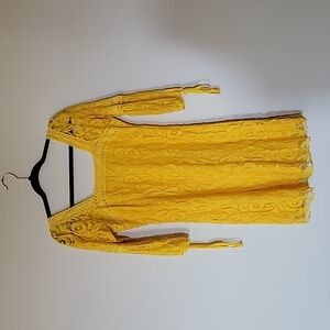 Yellow Lace Dress